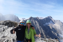 Alpspitze mit Blick auf den Jubiläumsgrat